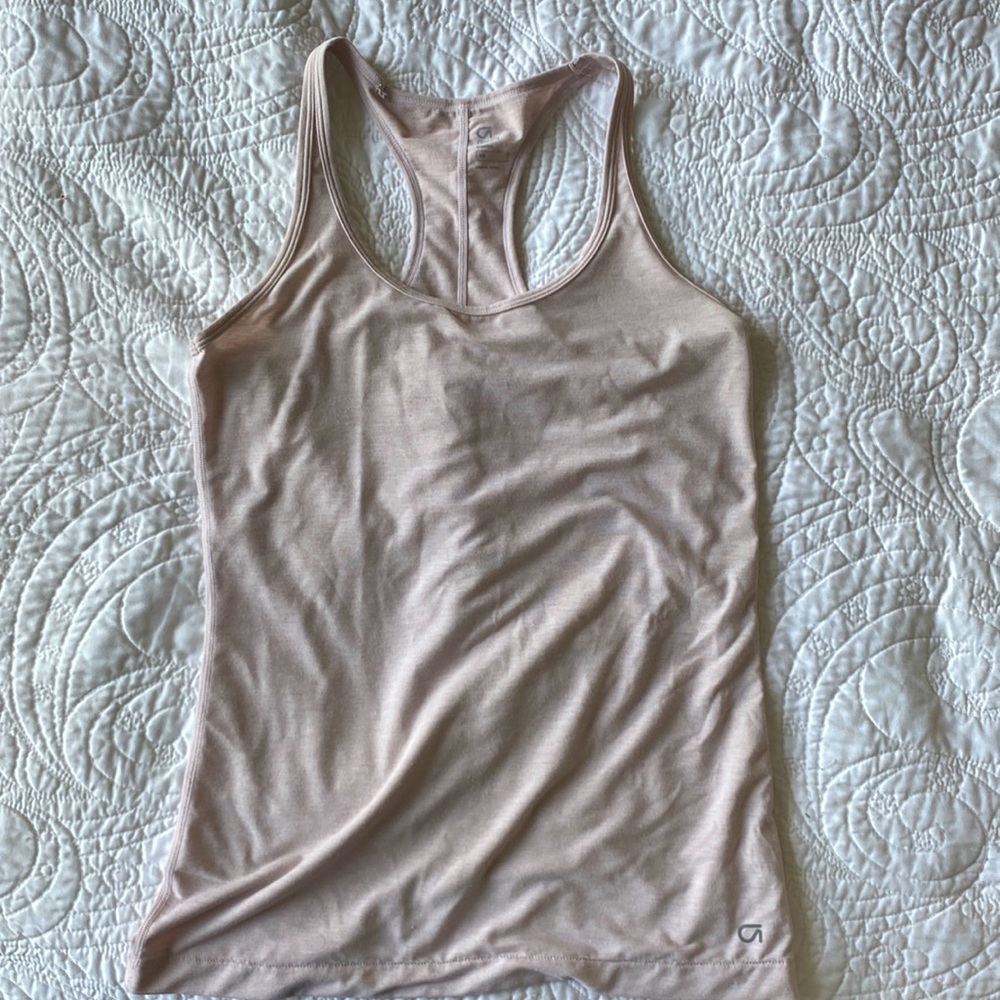 Gap Fit Athletic Tank Pink Blush Razorback xs